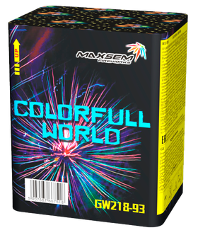 Салют Blue Colorfull World GW218-93 12 выстрелов калибр 20 мм