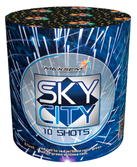 Салют Sky City GW218-95 10 выстрелов калибр 20 мм